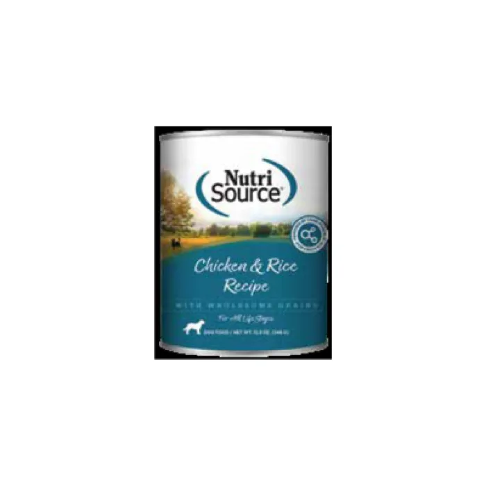Nutrisource Dog Adult Chicken Rice Can 12.3 oz.