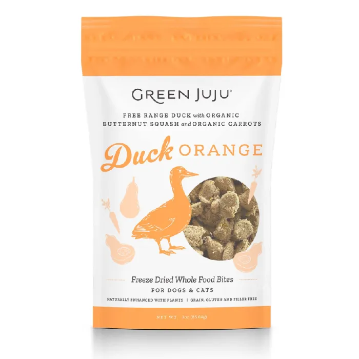 Green Juju FD Duck & Orange Bites 3-oz.