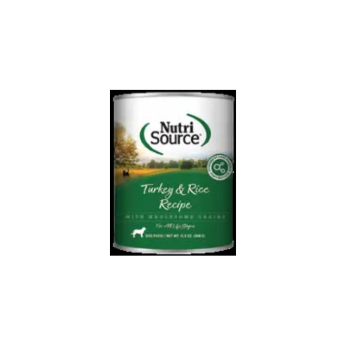 NutriSource Turkey & Rice for Dogs 12.3 oz.