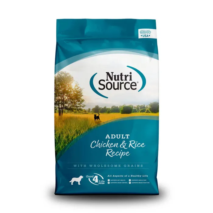 NutriSource Adult Dog Food Chicken & Rice 26 lb.