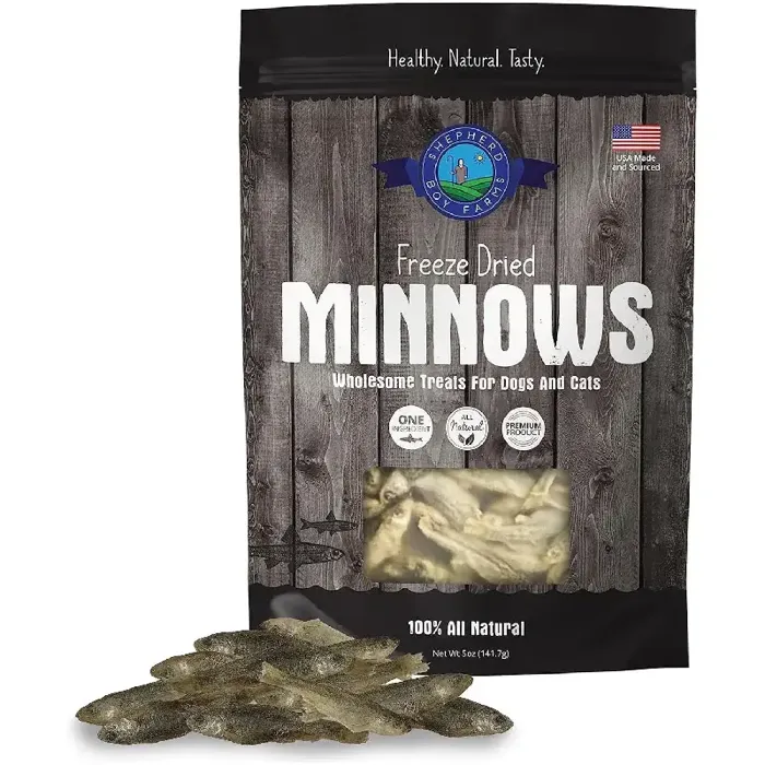 Shepherd Boy Farms FD Minnows Treats 5-oz.