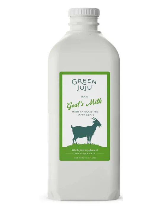 Green Juju Raw Goat's Milk Whole Food Supplement For Dogs & Cats 64-oz