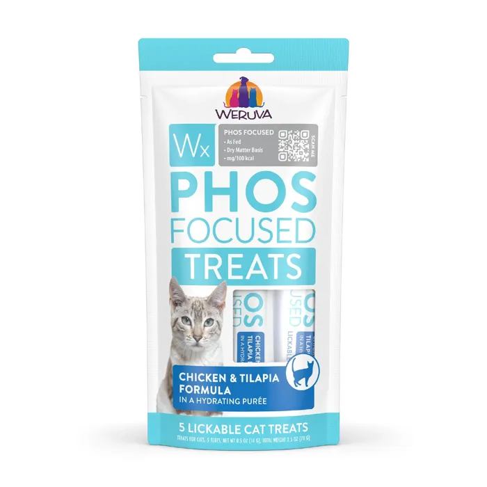 Weruva WX Lickable Treat Ckn & Tilapia for Cats 5 Pk