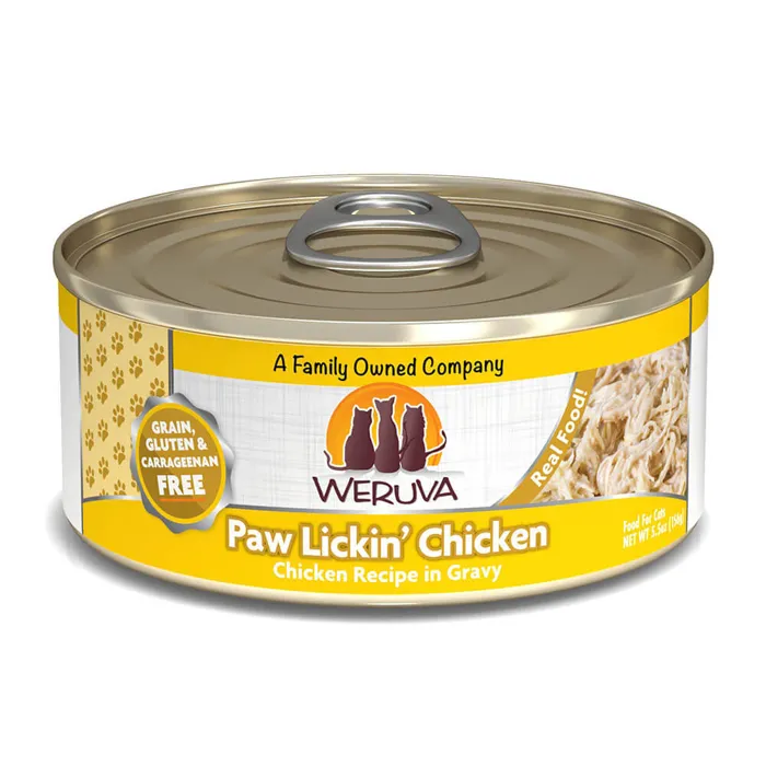 Weruva Grain Free Paw Lickin' Chicken Canned Cat Food 5.5-oz