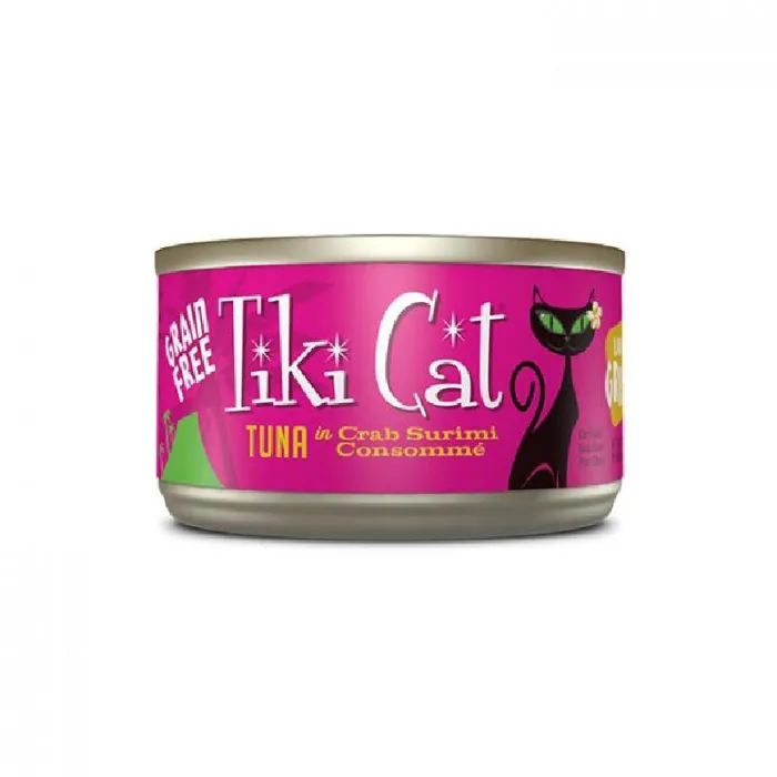 Tiki Cat Lanai Grill Tuna Crab Surimi Can 2.8 oz.