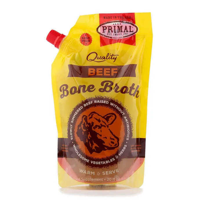 Primal Dog Frozen Bone Broth Beef 20 oz.