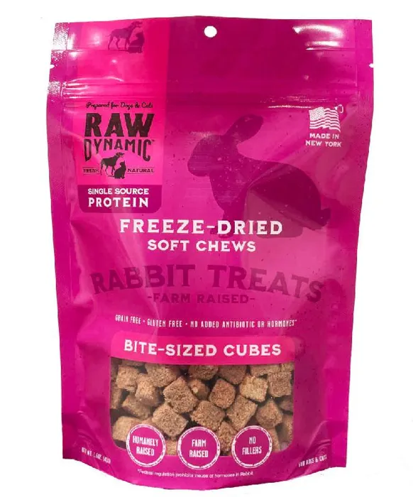 Raw Dynamic FD Rbt Treats 1.5-oz.