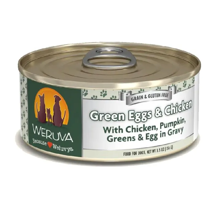 Weruva Green Eggs & Ckn for Dogs 5.5-oz.