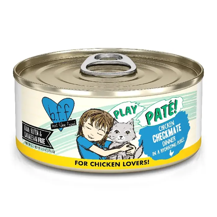 Weruva Cat Bff Gf Play Chkn Checkmate Can 5.5-oz