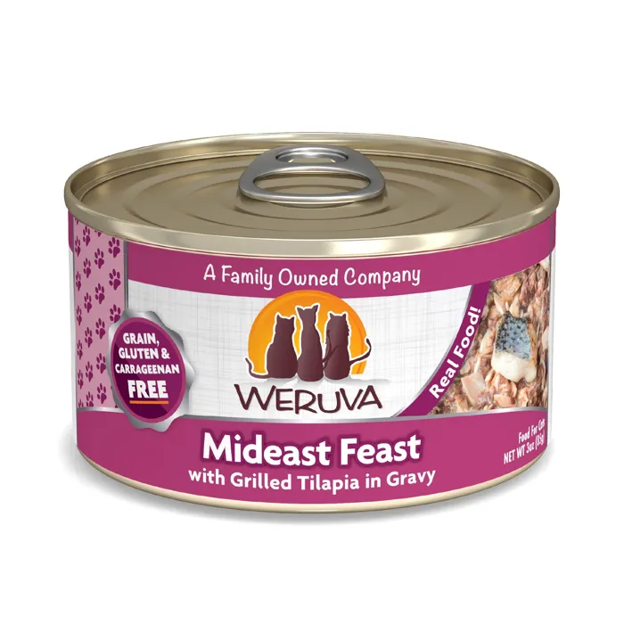 Weruva Cat Gf Mideast Feast Flaked Can 3-oz