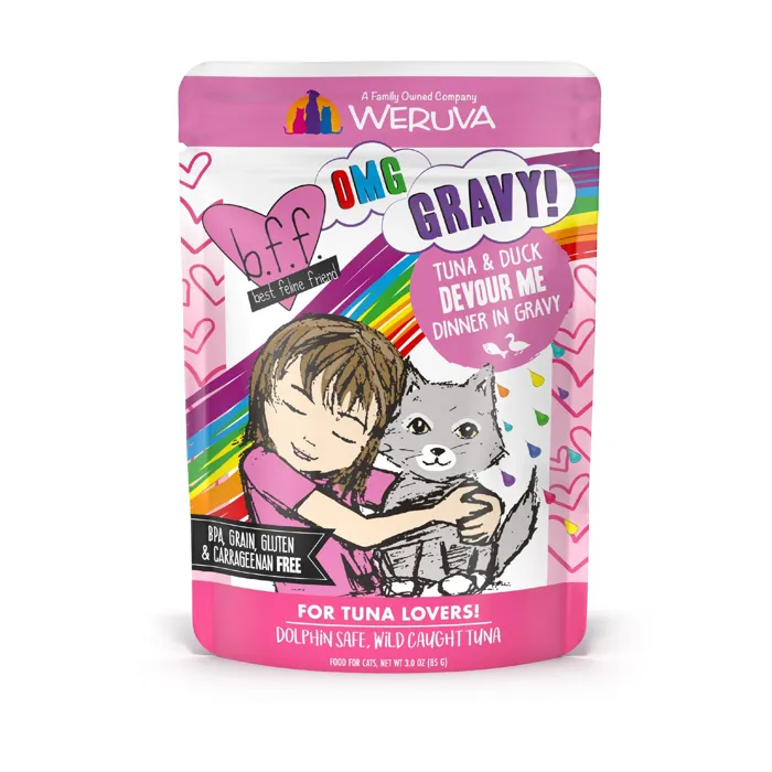 Bff Tuna & Duck Devour Me Pouches Wet Cat Food 3-oz