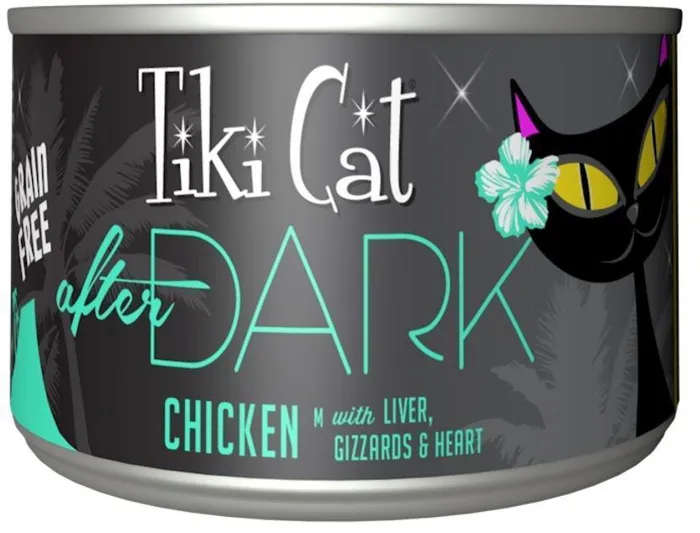 Tiki Cat After Dark Grain Free Chicken Canned Cat Food 2.8 oz