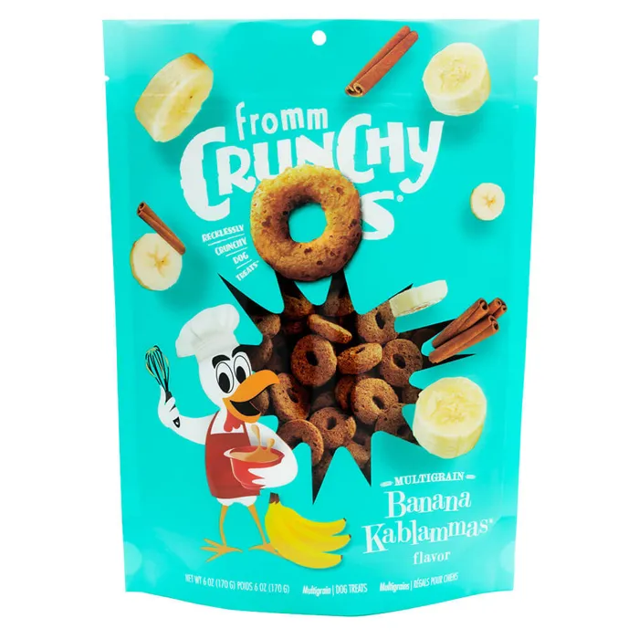 Fromm Crunchy Os Banana Kablammas Dog Treats 6-oz.