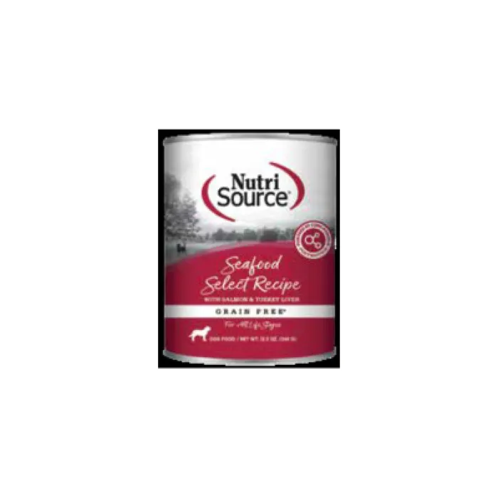 NutriSource Seafood Select for Dogs 12.3 oz.
