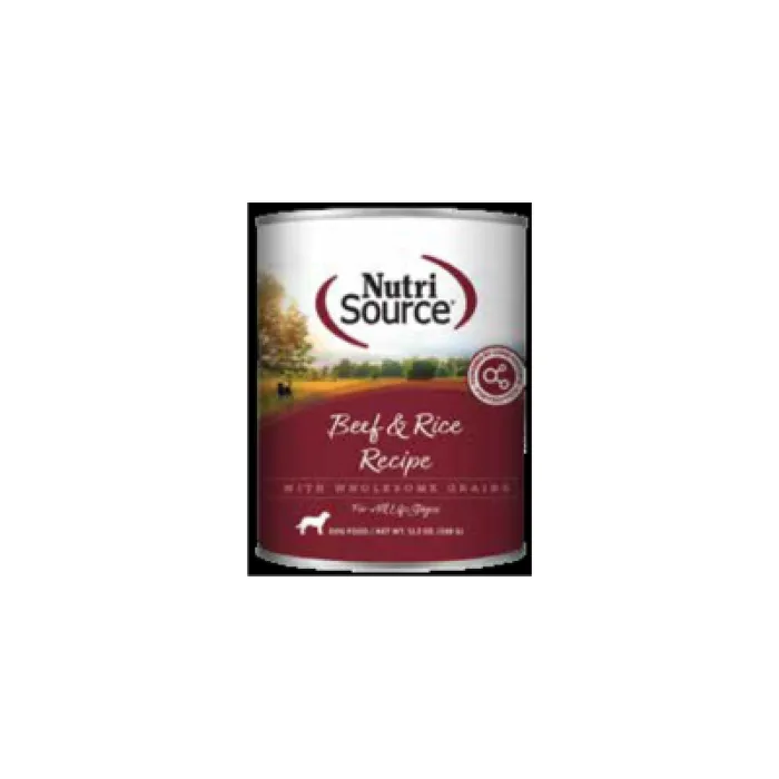 NutriSource Bf & Rice for Dogs 12.3 oz.
