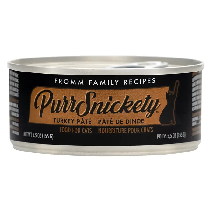 Fromm Family Purrsnickety Turkey Pate Canned Cat Food 5.5-oz