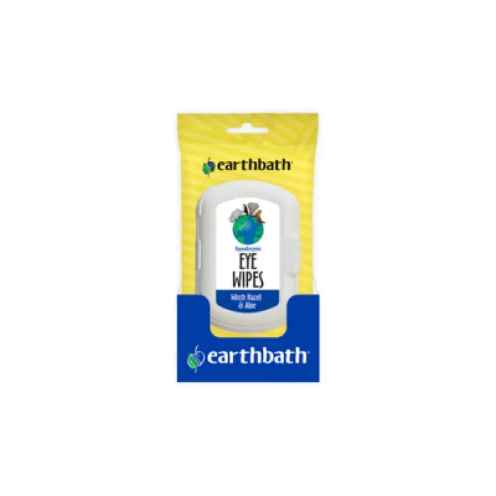 Earthbath Aloe Eye Wipes for Dogs & Cats 30 Ct.
