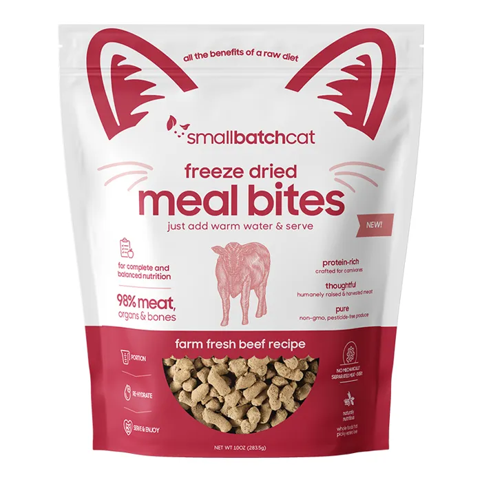Small Batch Bf MealBites for Cats 10-oz.