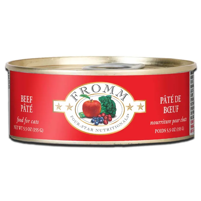 Fromm 4-star Can Cat Food Bf Pate 5.5-oz.