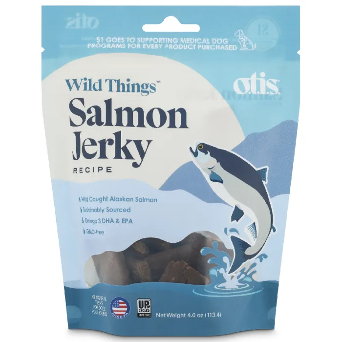 OTIS Slmn Jerky for Dogs 4-oz.
