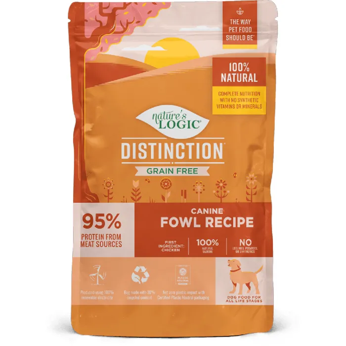 Nature's Logic Distinction Grain Free Fowl for Dogs 24-lb.