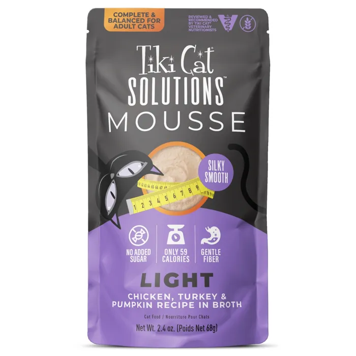 Tiki Cat Special Mousse Light Turkey & Chicken Pouch 2.4 oz.