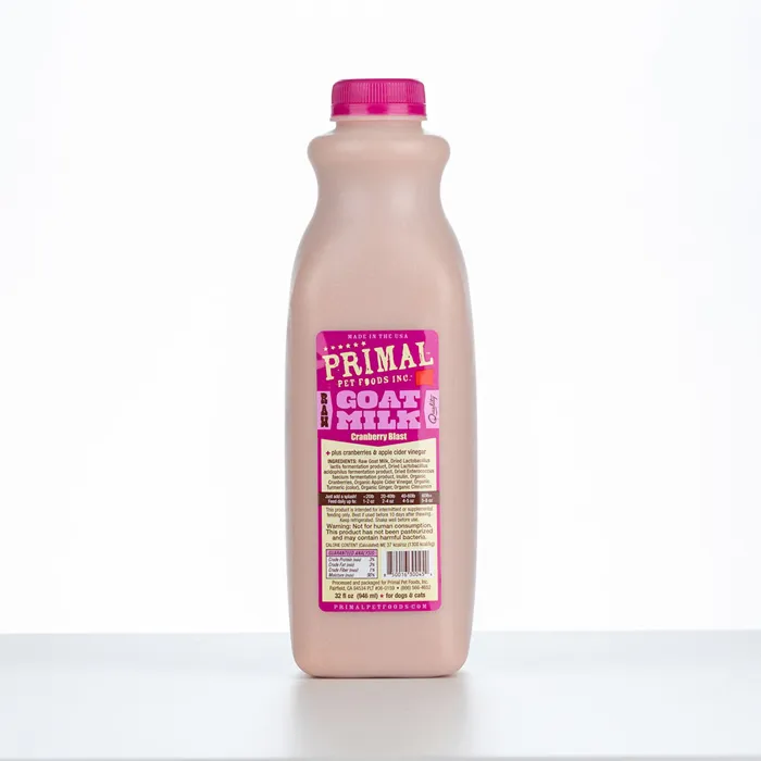 Primal Raw Goat Milk Cran Blast 32-oz.